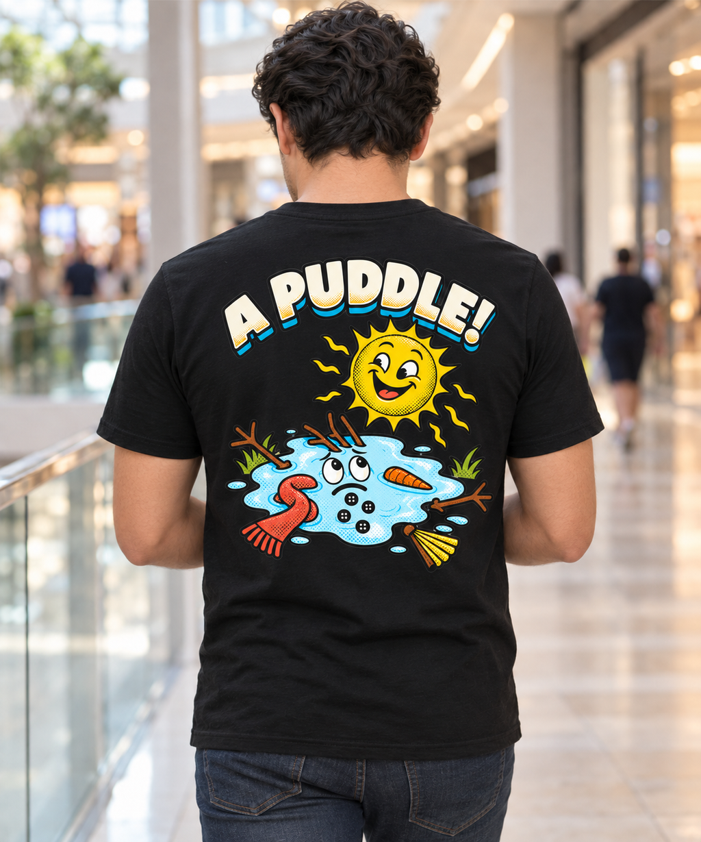 Summer Snowman Dad Joke T-Shirt — The Groan-Up Collection