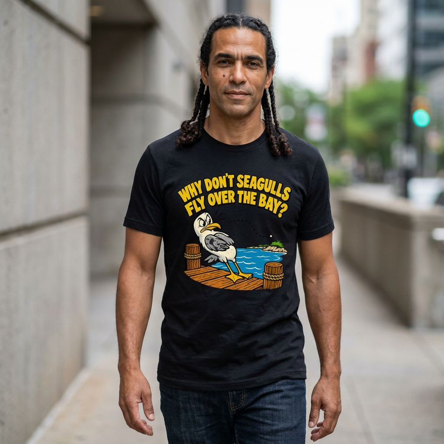 Bay to Bagel Dad Joke T-Shirt — The Groan-Up Collection