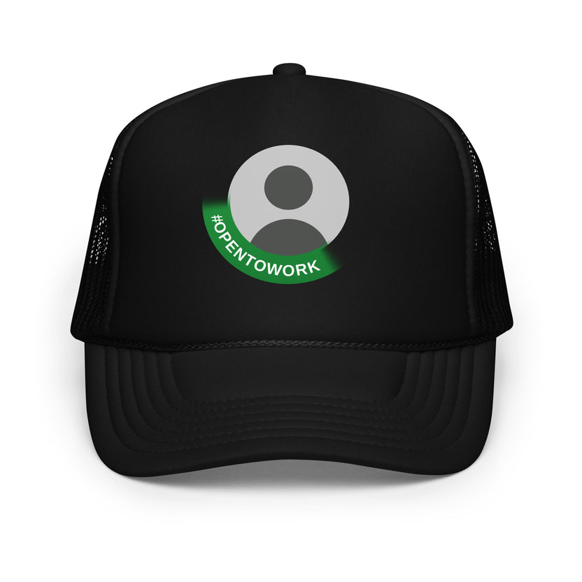 Open to Work, Closed to Data Brokers trucker hat