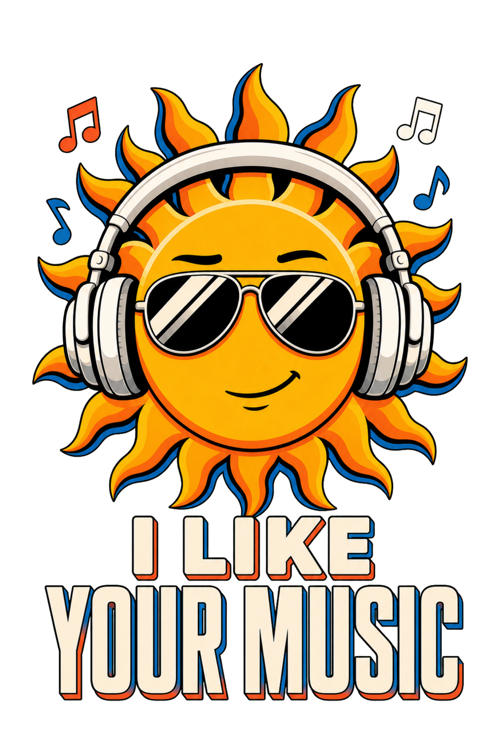 I Like Your Music — Good Vibes Sun Tee