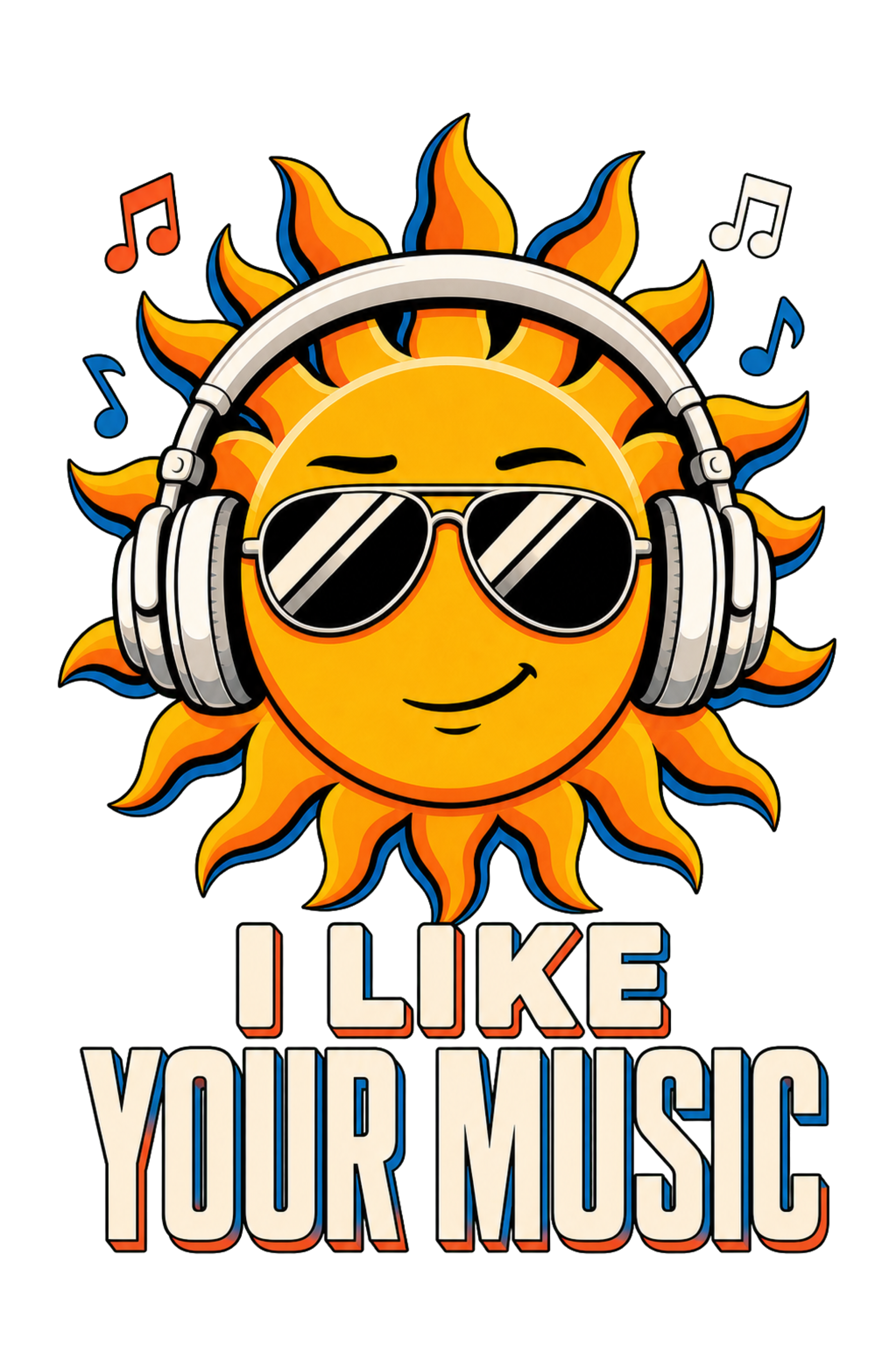 I Like Your Music — Good Vibes Sun Tee