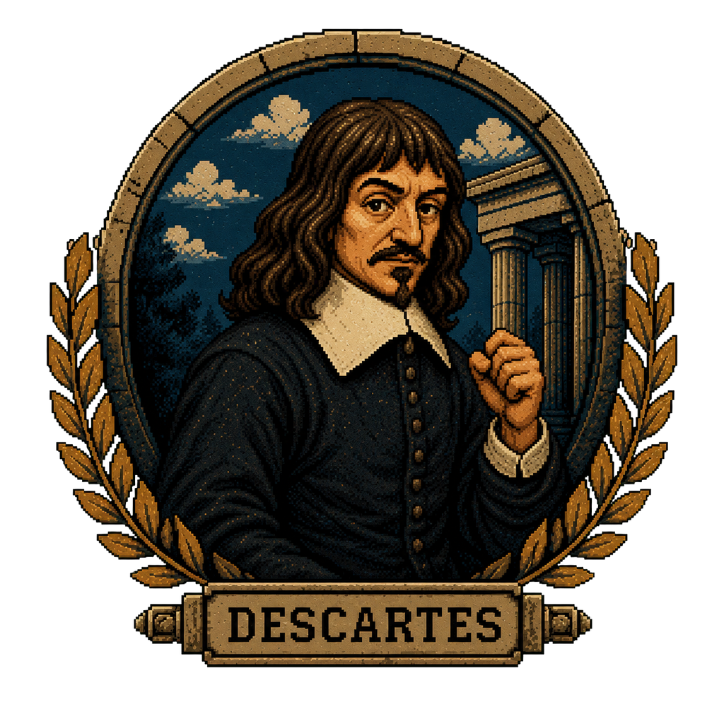 Street Philosopher™ — Descartes vs. Kant | Premium Oversized Tee