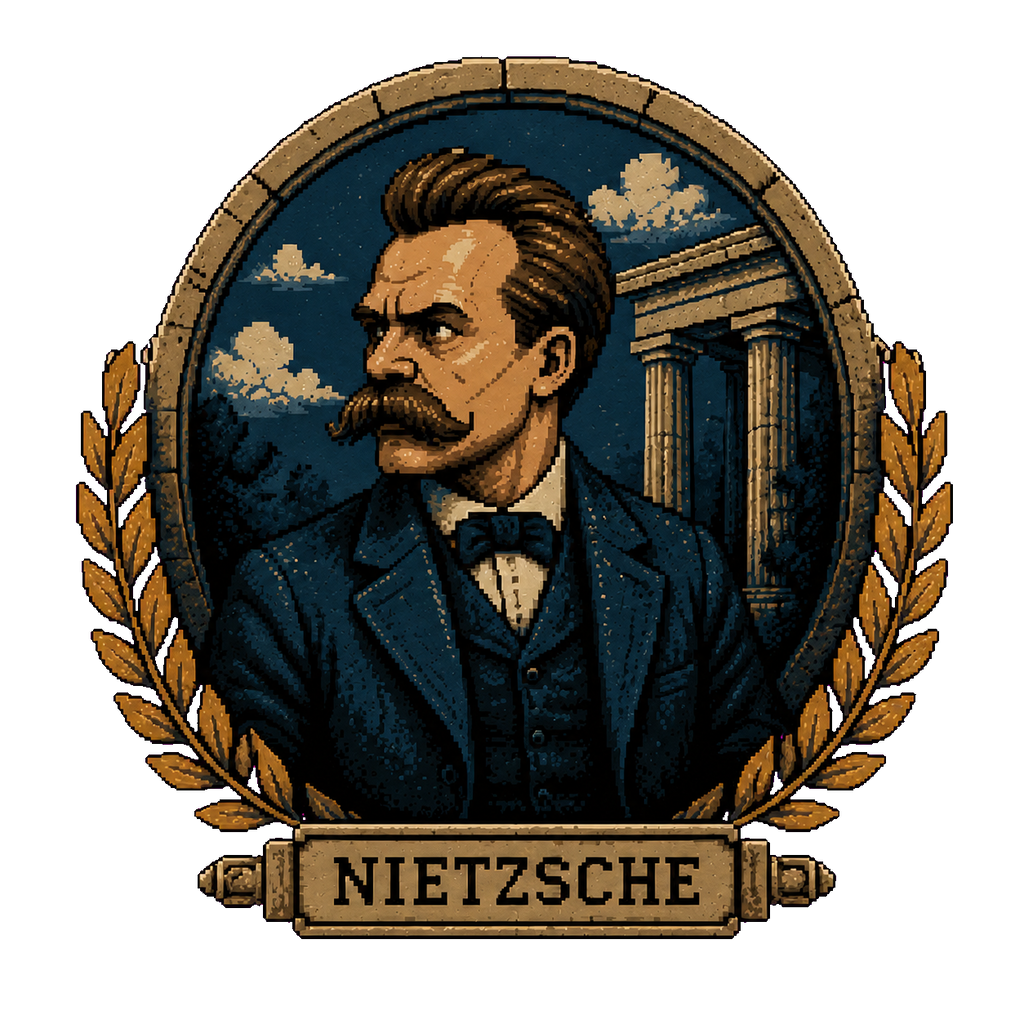 Street Philosopher™ — Socrates vs. Nietzsche | Premium Oversized Tee