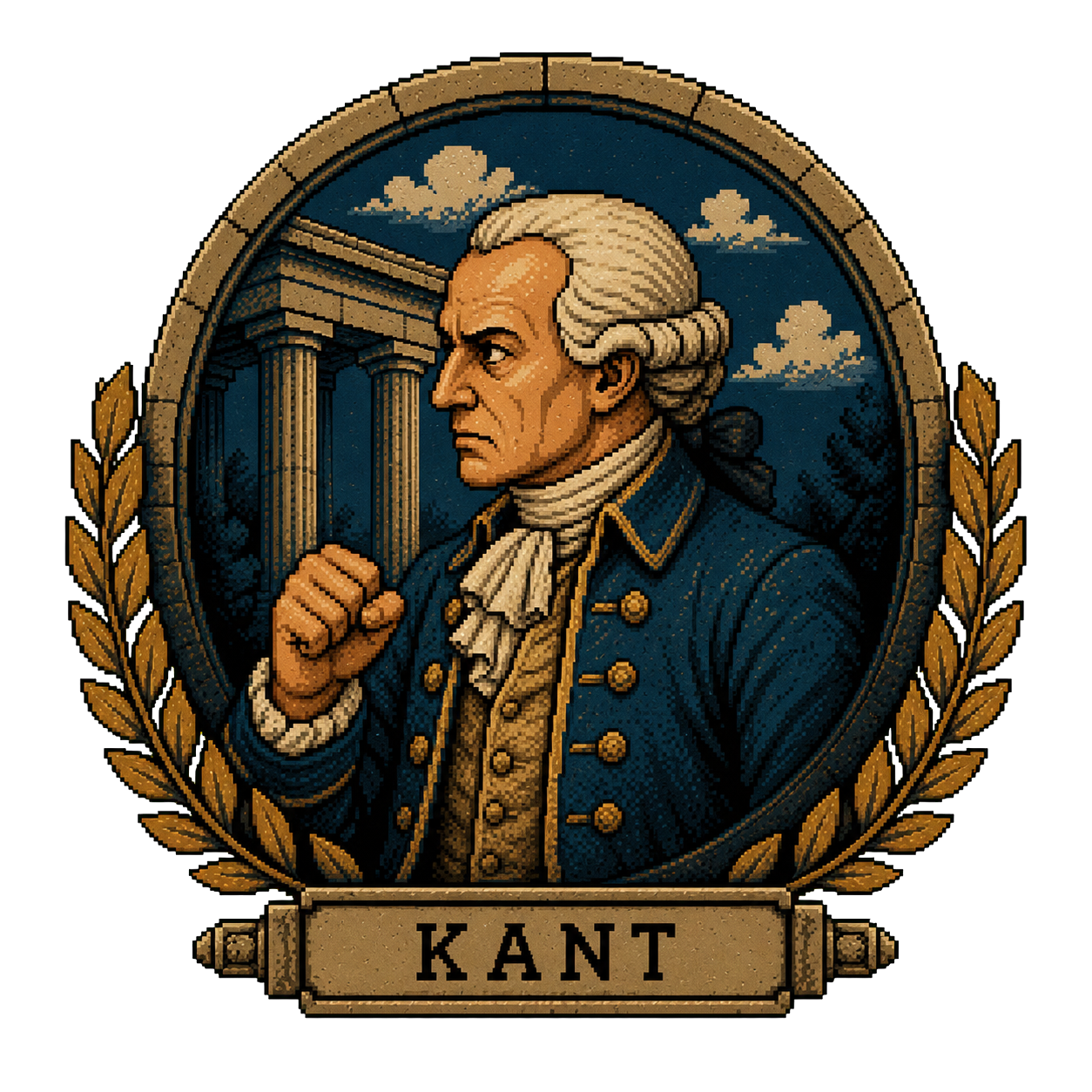 Street Philosopher™ — Descartes vs. Kant | Premium Oversized Tee